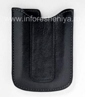 Case-bolsillo de vinilo de bolsillo de cuero original para BlackBerry Curve 8300/8310/8320