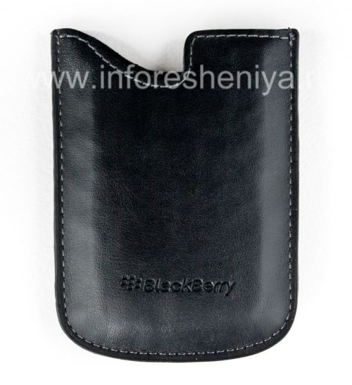 Photogallery for Original-Leder-Kasten-Tasche Vinyl-Taschen-Kasten für Blackberry Curve 8300/8310/8320, Black (Schwarz) product
