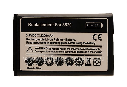 Photogallery for ब्लैकबेरी कर्व 8520/9300 के लिए उच्च क्षमता बैटरी, काला product