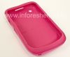 Photo 2 — Silicone Case dengan perumahan aluminium untuk BlackBerry 8520 / 9300 Curve, fuchsia
