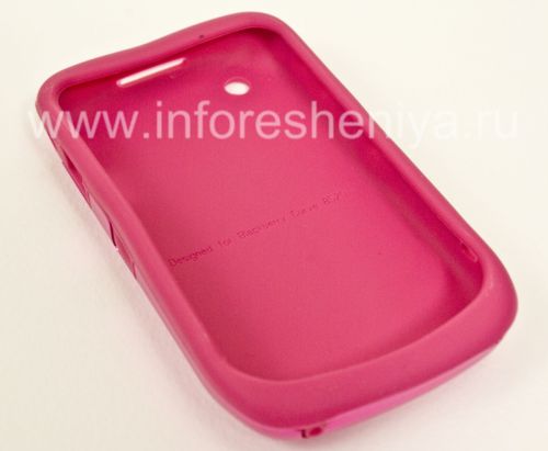 Photogallery for BlackBerry 8520 / 9300 কার্ভ জন্য অ্যালুমিনিয়াম হাউজিং সঙ্গে সিলিকন কেস, fuchsia product