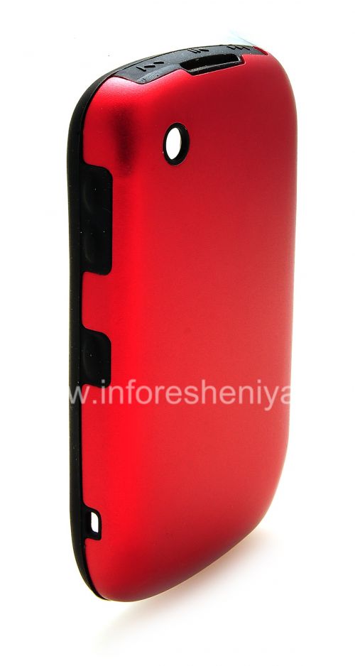 Photogallery for BlackBerry 8520 / 9300 কার্ভ জন্য অ্যালুমিনিয়াম হাউজিং সঙ্গে সিলিকন কেস, লাল product