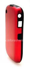 Photo 4 — Silicone Case dengan perumahan aluminium untuk BlackBerry 8520 / 9300 Curve, merah
