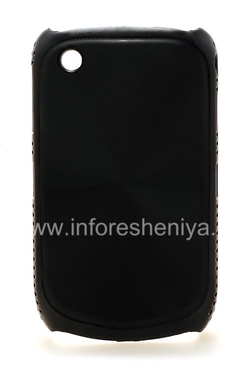 Photogallery for Kasus plastik, tutup dengan logam &quot;CD&quot; masukkan untuk BlackBerry 8520 / 9300 Curve, hitam product