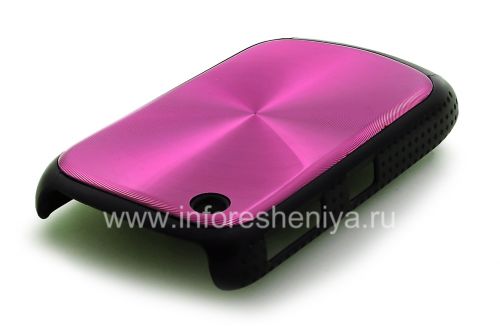 Photogallery for Kasus plastik, tutup dengan logam &quot;CD&quot; masukkan untuk BlackBerry 8520 / 9300 Curve, ungu product