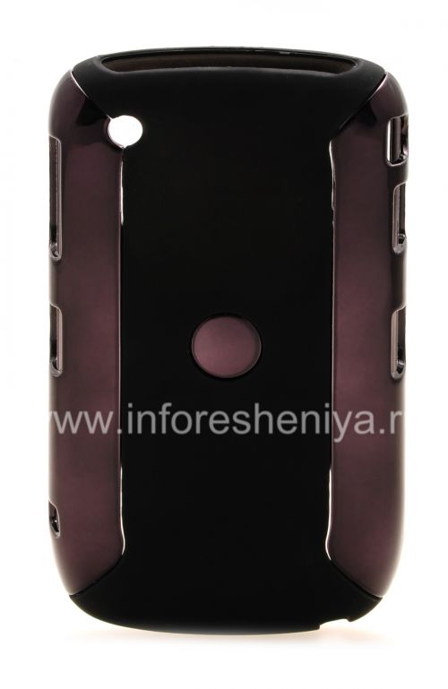 Photogallery for ブラックベリー8520/9300曲線のプラスチックケース「クローム」, ブラック product