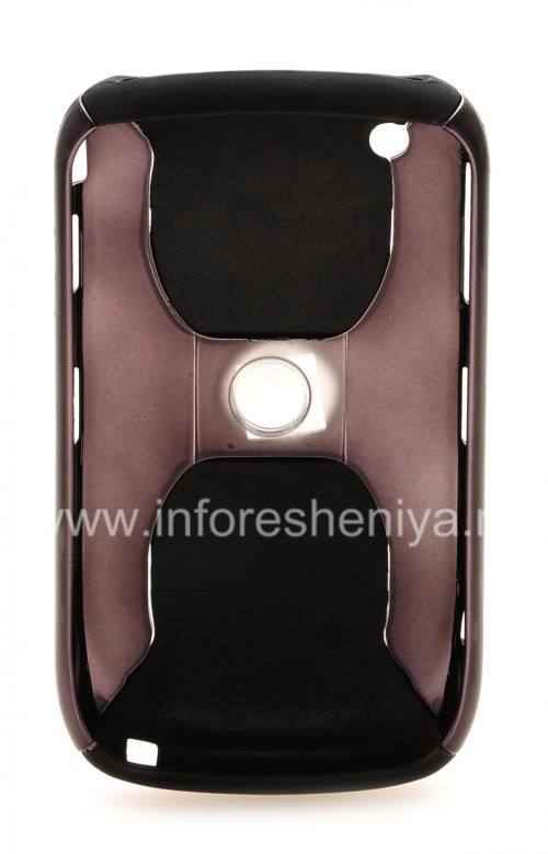Photogallery for ブラックベリー8520/9300曲線のプラスチックケース「クローム」, ブラック product