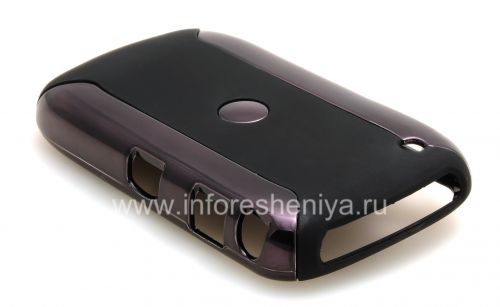 Photogallery for ブラックベリー8520/9300曲線のプラスチックケース「クローム」, ブラック product