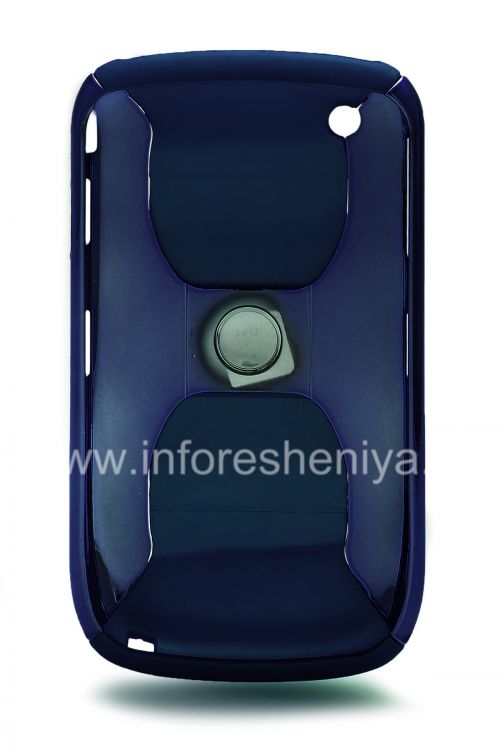 Photogallery for ブラックベリー8520/9300曲線のプラスチックケース「クローム」, ダークブルー product