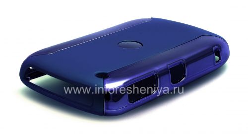 Photogallery for ブラックベリー8520/9300曲線のプラスチックケース「クローム」, ダークブルー product
