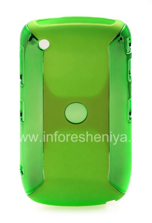 Photogallery for ブラックベリー8520/9300曲線のプラスチックケース「クローム」, グリーン product