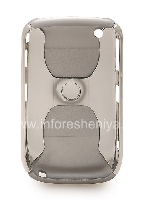 Photogallery for ブラックベリー8520/9300曲線のプラスチックケース「クローム」, シルバー product
