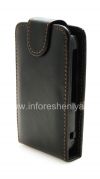 Photo 3 — kasus penutup kulit dengan membuka vertikal untuk BlackBerry 8520 / 9300 Curve, hitam