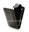 Photo 8 — kasus penutup kulit dengan membuka vertikal untuk BlackBerry 8520 / 9300 Curve, hitam