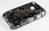 Photo 3 — Plastic bag-cover "ornament" for the BlackBerry 8520/9300 Curve, A series of "oriental ornament", Black / Silver