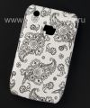 Photo 4 — Plastic bag-cover "ornament" for the BlackBerry 8520/9300 Curve, A series of "oriental ornament" White / Black