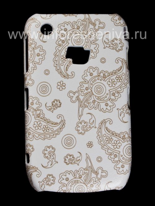 Photogallery for 塑料“饰品”盖盖BlackBerry 8520 / 9300曲线, A系列，白/棕的“东方装饰品” product