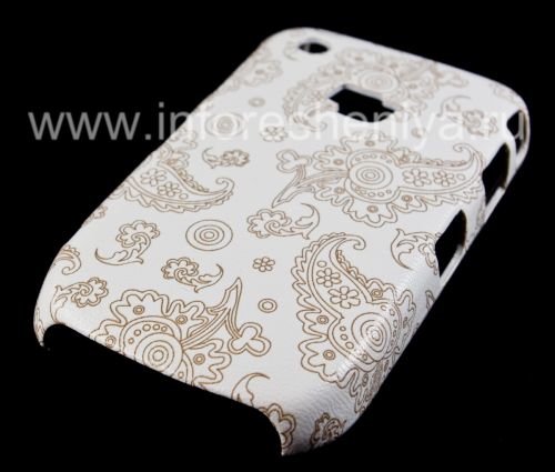 Photogallery for 塑料“饰品”盖盖BlackBerry 8520 / 9300曲线, A系列，白/棕的“东方装饰品” product