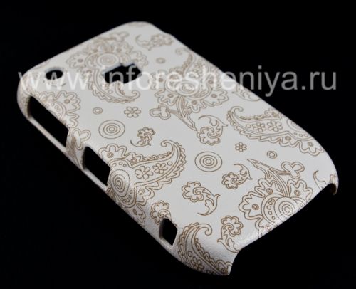 Photogallery for 塑料“饰品”盖盖BlackBerry 8520 / 9300曲线, A系列，白/棕的“东方装饰品” product