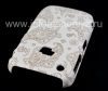 Photo 7 — Plastic bag-cover "ornament" for the BlackBerry 8520/9300 Curve, A series of "oriental ornament" White / Brown