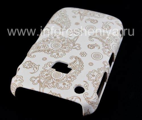 Photogallery for 塑料“饰品”盖盖BlackBerry 8520 / 9300曲线, A系列，白/棕的“东方装饰品” product
