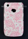 Photo 1 — Plastic bag-cover "ornament" for the BlackBerry 8520/9300 Curve, A series of "oriental ornament", White / Red