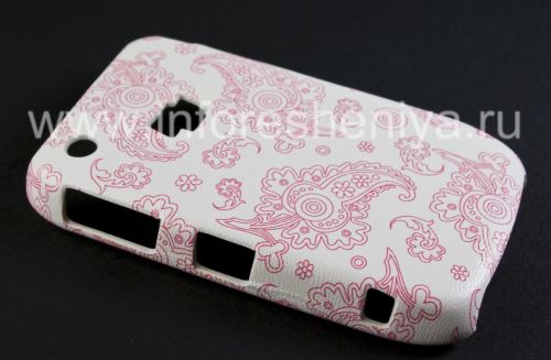 Photogallery for 塑料“饰品”盖盖BlackBerry 8520 / 9300曲线, A系列，白/红色的“东方装饰品” product