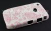Photo 5 — Plastic bag-cover "ornament" for the BlackBerry 8520/9300 Curve, A series of "oriental ornament", White / Red