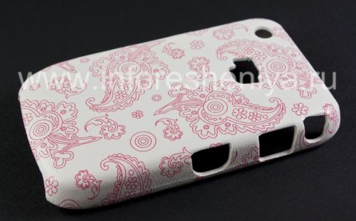 Photogallery for 塑料“饰品”盖盖BlackBerry 8520 / 9300曲线, A系列，白/红色的“东方装饰品” product