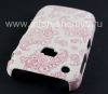 Photo 6 — Plastic bag-cover "ornament" for the BlackBerry 8520/9300 Curve, A series of "oriental ornament", White / Red