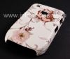 Photo 2 — Plastic bag-cover "ornament" for the BlackBerry 8520/9300 Curve, Series "Flowers", White