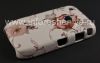 Photo 5 — Plastic bag-cover "ornament" for the BlackBerry 8520/9300 Curve, Series "Flowers", White