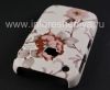 Photo 7 — Plastic bag-cover "ornament" for the BlackBerry 8520/9300 Curve, Series "Flowers", White