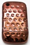 Photo 1 — Plastic Case chrome relief for BlackBerry 8520/9300 Curve, Dark Bronze
