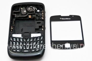 Original-Gehäuse für Blackberry Curve 8520, Schwarz