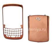Color body (in two parts) for BlackBerry Curve 8520, The dark bronze, chrome