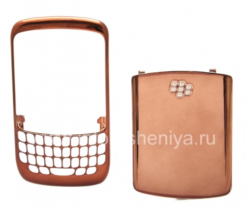 Photogallery for রঙ শরীর (দুই অংশে) BlackBerry 8520 কার্ভ জন্য, ডার্ক ব্রোঞ্জ, ক্রোম product