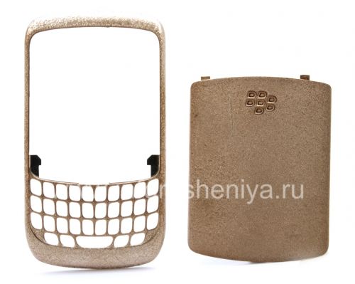 Photogallery for রঙ শরীর (দুই অংশে) BlackBerry 8520 কার্ভ জন্য, গোল্ড এমবসড product