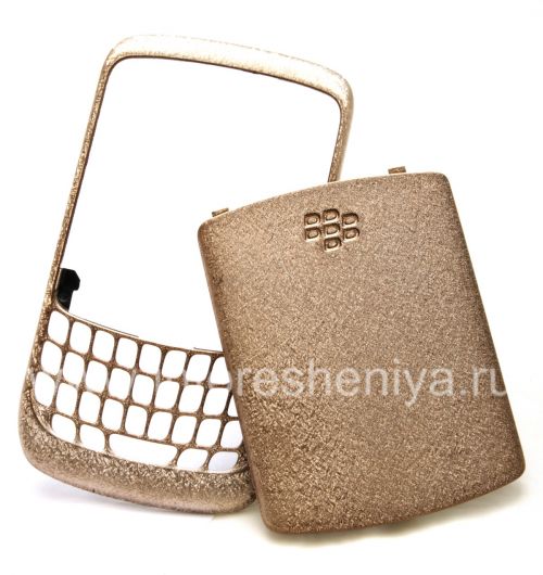 Photogallery for রঙ শরীর (দুই অংশে) BlackBerry 8520 কার্ভ জন্য, গোল্ড এমবসড product