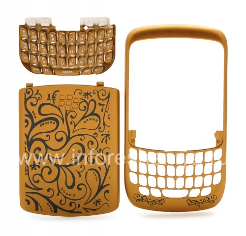 Photogallery for রঙ শরীর (দুই অংশে) BlackBerry 8520 কার্ভ জন্য, গোল্ডেন ঝিলিমিলি প্যাটার্ন product