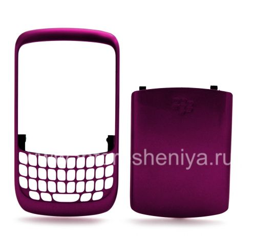 Photogallery for রঙ শরীর (দুই অংশে) BlackBerry 8520 কার্ভ জন্য, বেগুনি, ক্রোম product