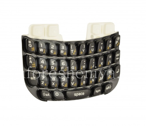 Photogallery for Teclado curvo original BlackBerry 8520 (árabe), Negro, árabe product