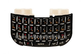 Clavier russe avec des chiffres rouges Blackberry 8520 Curve