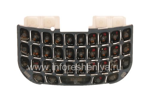 Photogallery for teclado ruso con números rojos BlackBerry 8520 Curve, negro product