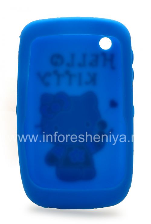 Photogallery for 硅胶套“凯蒂猫”，以BlackBerry 8520 / 9300曲线, 蓝 product