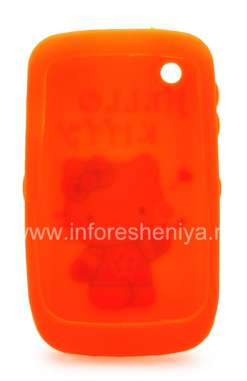 Photogallery for 硅胶套“凯蒂猫”，以BlackBerry 8520 / 9300曲线, 橙 product