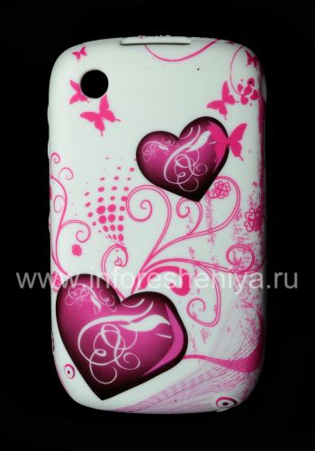Silicone Case untuk dipadatkan bermotif BlackBerry 8520 / 9300 Curve