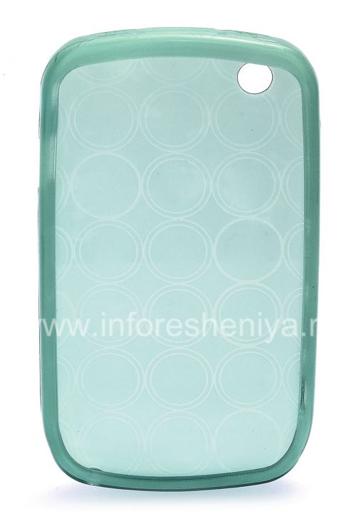 Photogallery for Silicone Case dikemas dengan pola &quot;Rings&quot; untuk BlackBerry 8520 / 9300 Curve, biru product