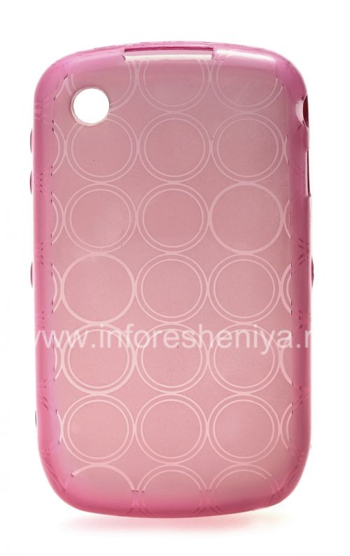 Photogallery for Silicone Case dikemas dengan pola &quot;Rings&quot; untuk BlackBerry 8520 / 9300 Curve, ungu product