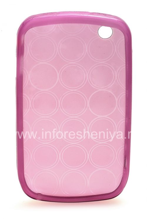 Photogallery for Silicone Case dikemas dengan pola &quot;Rings&quot; untuk BlackBerry 8520 / 9300 Curve, ungu product